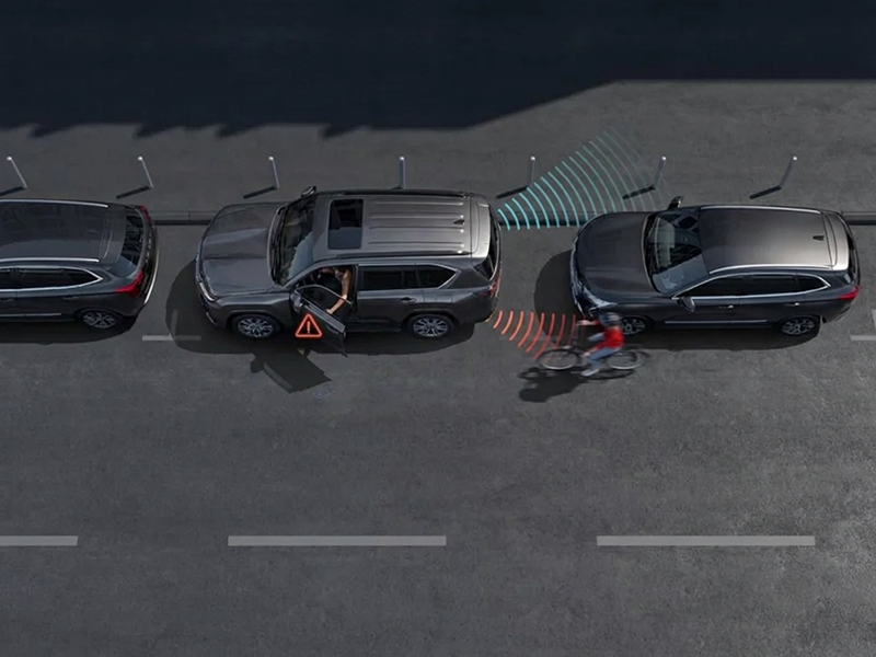 HAVAL H9, Предупреждение об открытой двери
